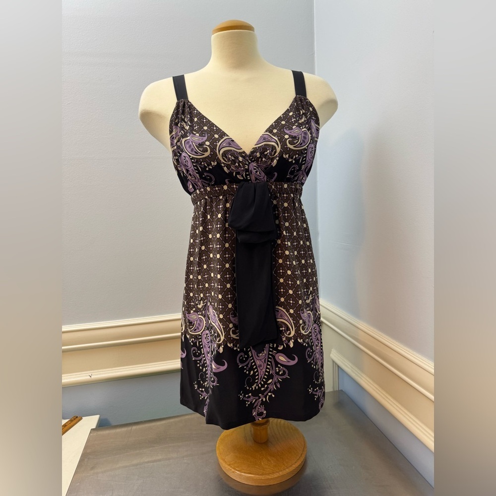 Karen Kane silk Empire Bow Camisole top